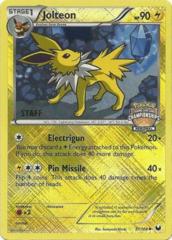 Jolteon 37/108 Crosshatch STAFF Promo - 2012 Regional Championships